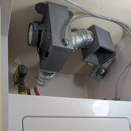 New Booster Fan and Lint Box 2 Old Booster Fan and lint box