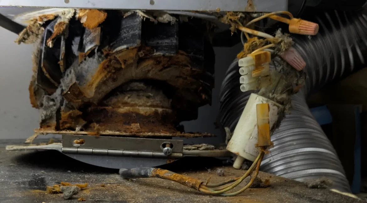 Burning Dryer Booster Fan